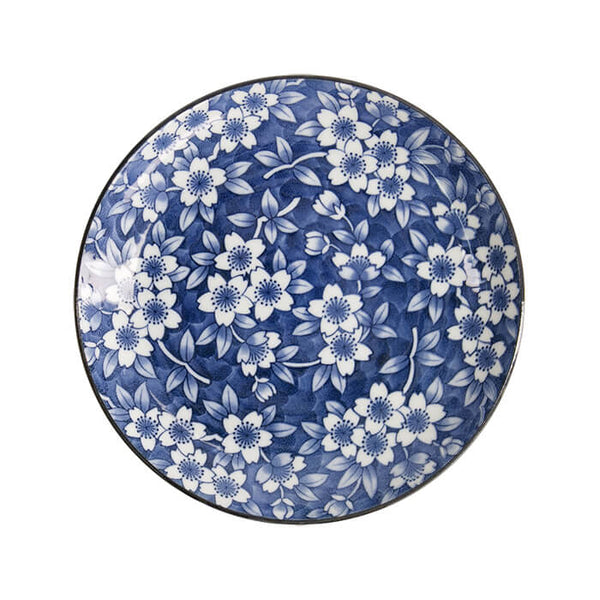 Round plate Tokyo Blue Sakura 21.5x3.4 cm