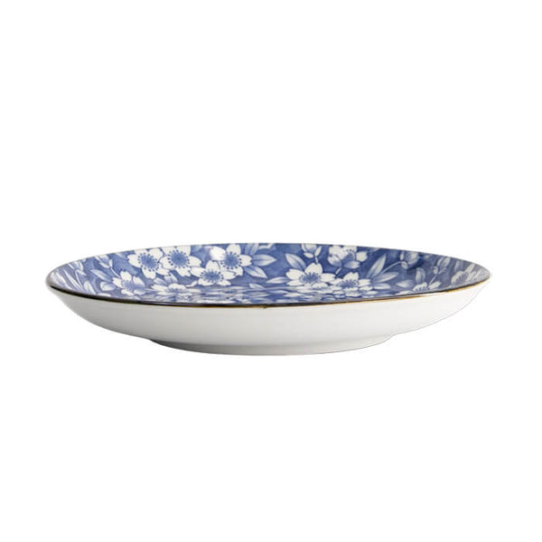 Round plate Tokyo Blue Sakura 21.5x3.4 cm