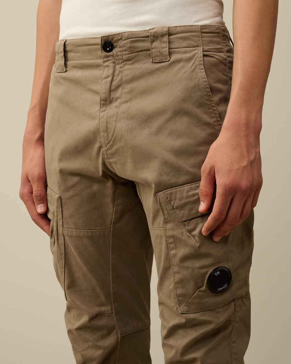 【新品】C.P. COMPANY military pants C.P. Company Satin Stretch Cargo Pants Army at CareOfCarl.com