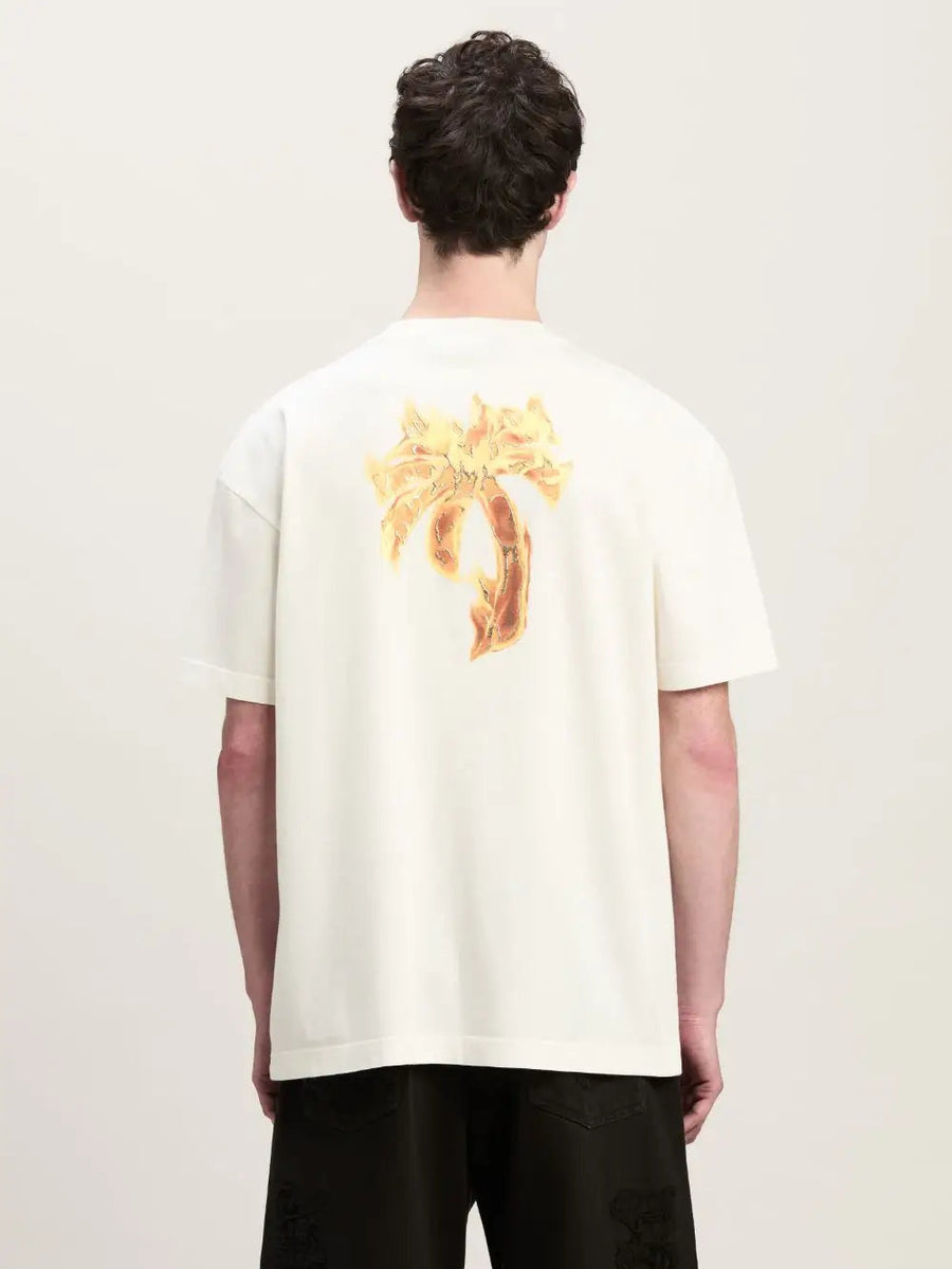 Palm Angels - Shop online - Burning Palm T-Shirt - WESTSIDE.EU