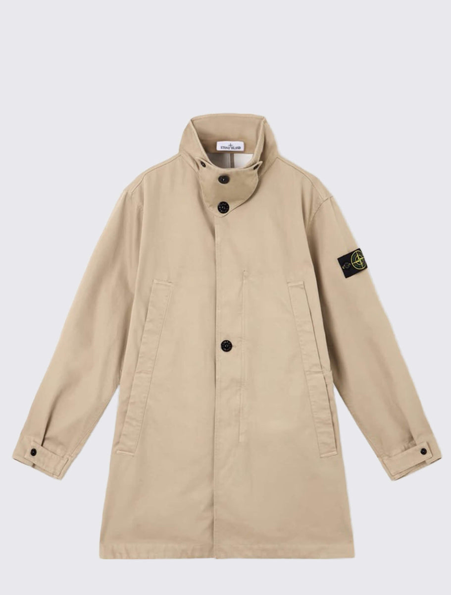 Stone Island - Shop online - Raso Gommato L Trench Coat - WESTSIDE.EU