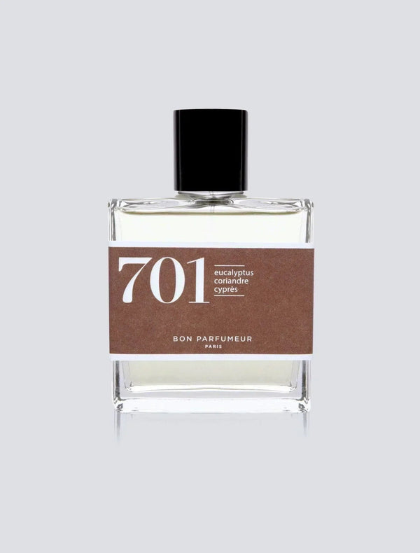 Eau de parfum 701: eucalyptus, coriander and cypress 30ML