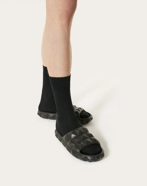 Roman Stud Turtle Slide Sandal Rubber