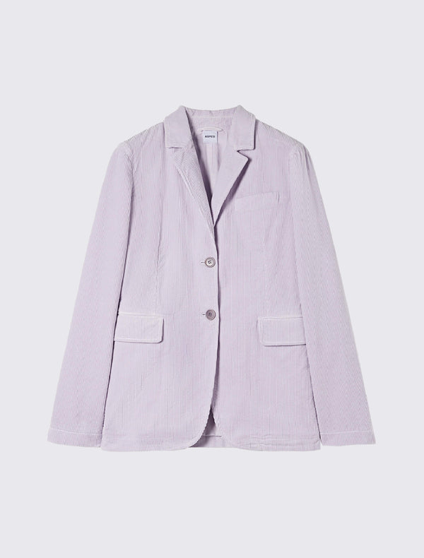 Cotton Poplin Single-breasted Blazer