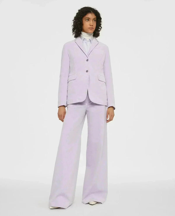 Cotton Poplin Single-breasted Blazer