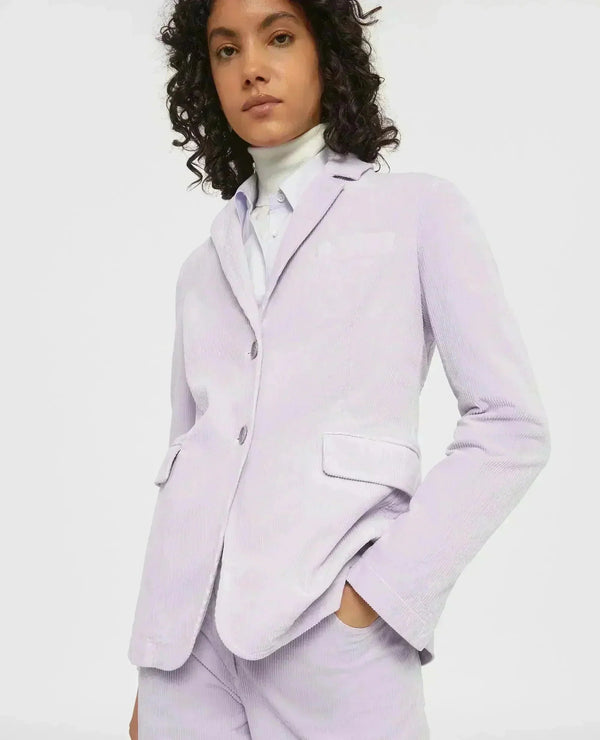 Cotton Poplin Single-breasted Blazer