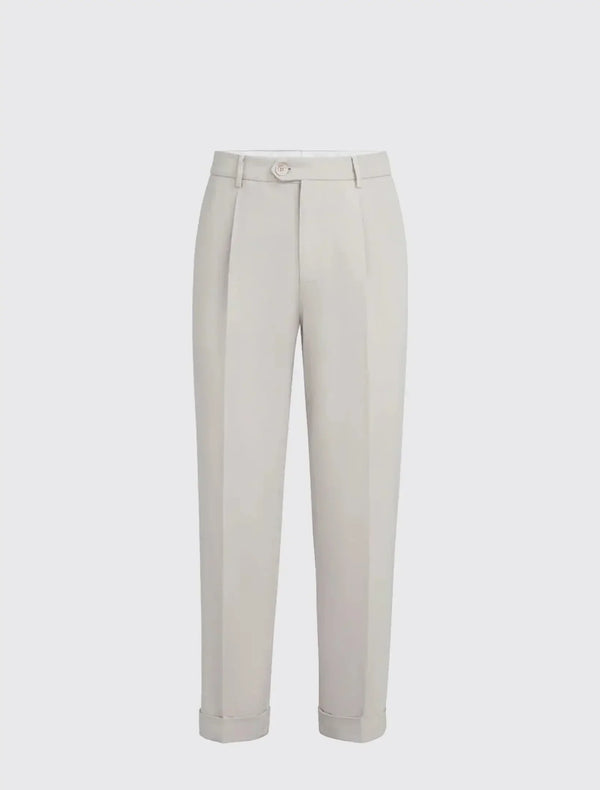 Gabardine Garment Dyed Trousers