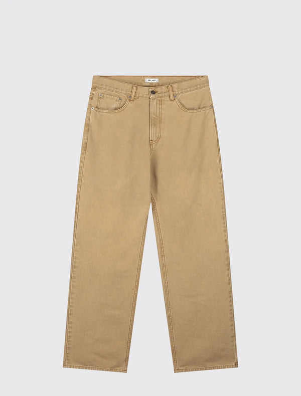 Regular Washed Canvas Pant