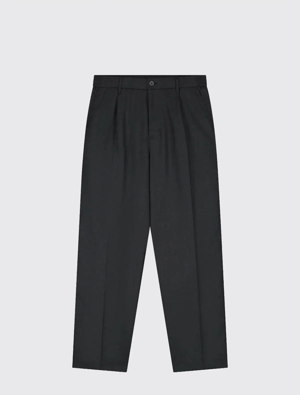 Regular Wool Blend Pleated Pant