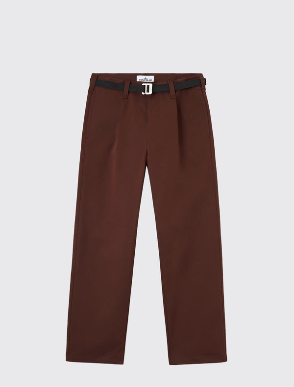 3100015 Marina Loose-Fit Chino Trousers with Nylon Tape Belt