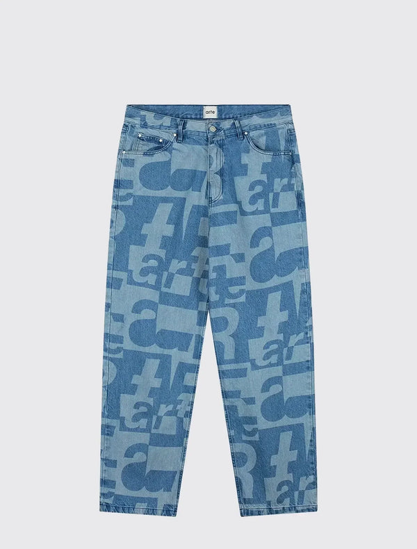 Denim Allover Pants