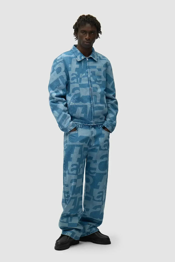 Denim Allover Pants