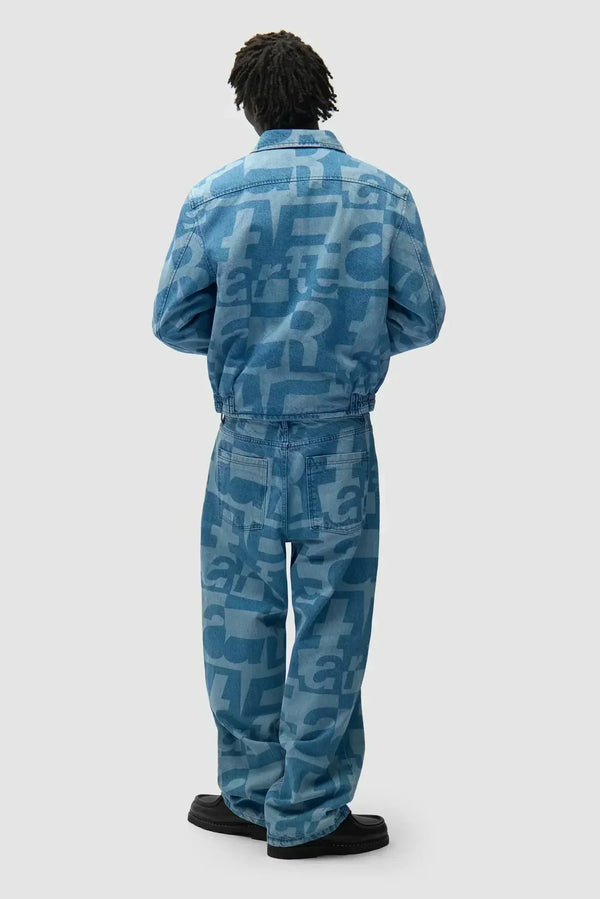 Denim Allover Pants