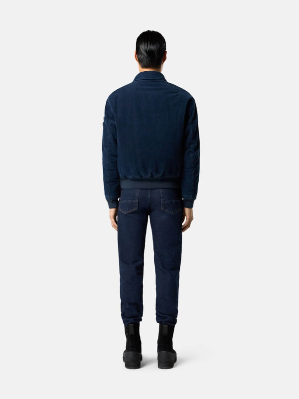 J100007 Slim-Fit Five-Pocket Jeans with Rinsed Finish