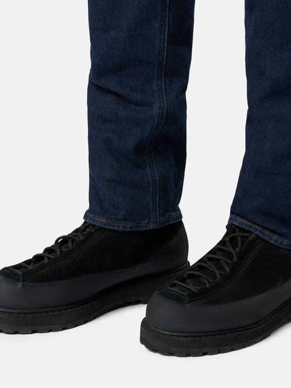 J100007 Slim-Fit Five-Pocket Jeans with Rinsed Finish