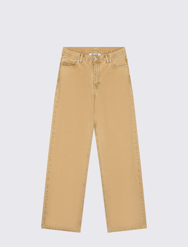 W Monogram Washed Canvas Pant