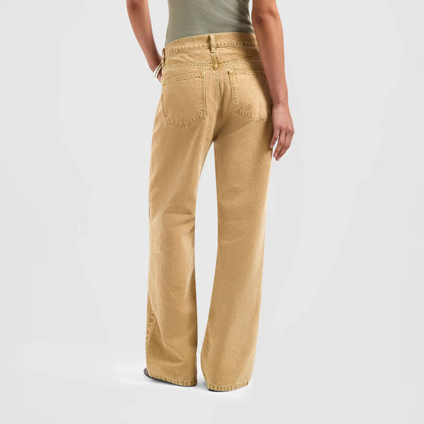 W Monogram Washed Canvas Pant
