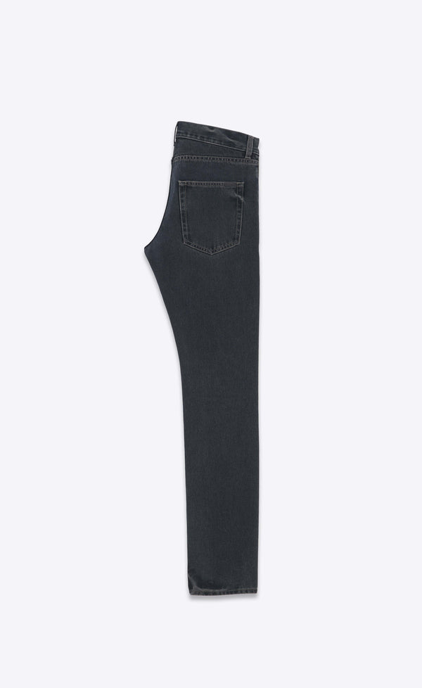 Slim-Fit Jeans in Dark Blue Black