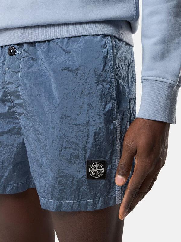 B100003 Swim Shorts in Nylon Metal Econyl