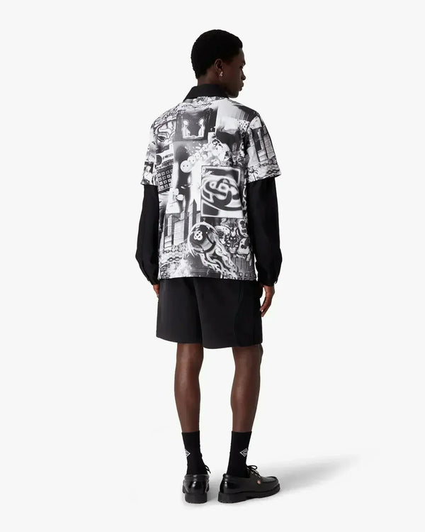 Squash Logo Flock Print Sweatshorts
