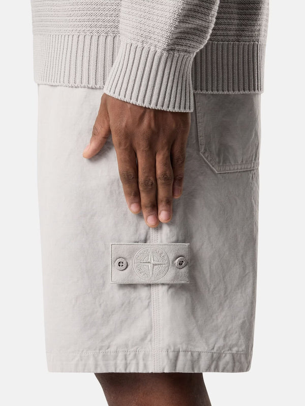 L100003 Ghost Bermuda Shorts in Cotton Linen