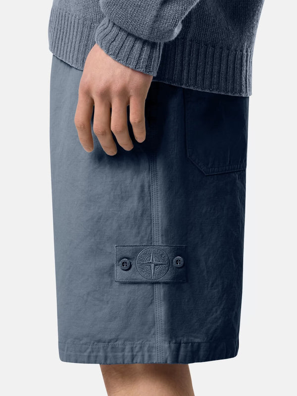 L100003 Ghost Bermuda Shorts in Cotton Linen