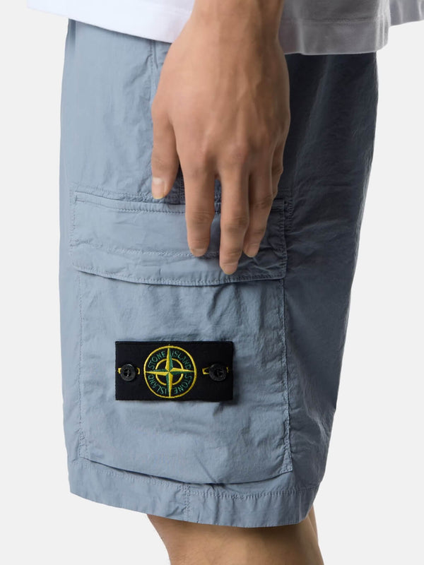 L100020 Cargo Bermuda in Light Stretch Cotton Tela