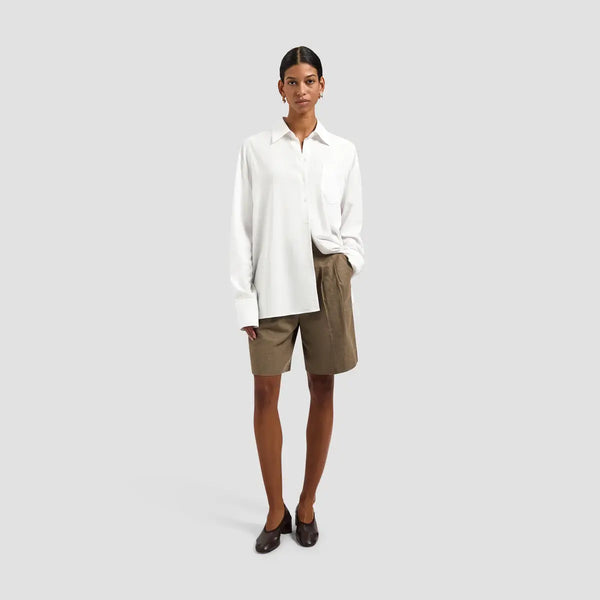 W Linen Tailored Shorts