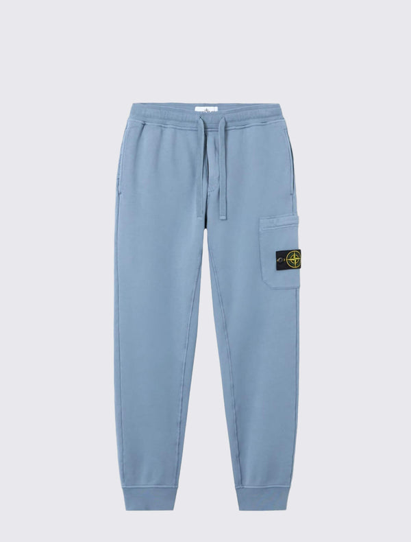 6200010 Joggers in Cotton Fleece Avio Blue