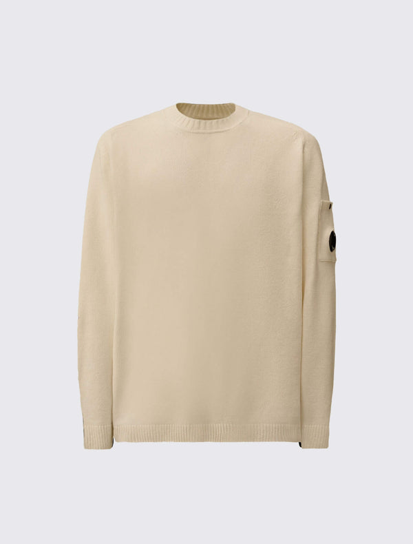 Chenille Crewneck Lens Sweater Midnight
