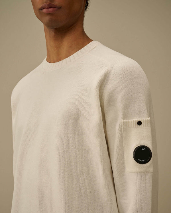 Chenille Crewneck Lens Sweater Midnight