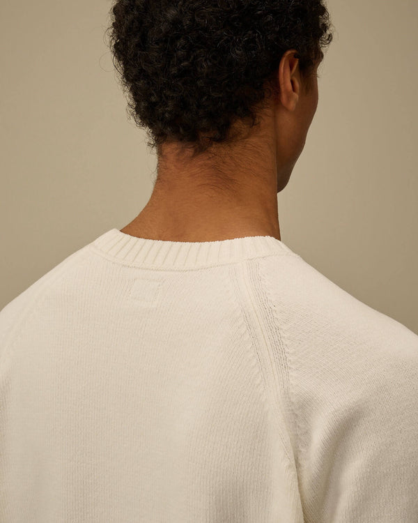 Chenille Crewneck Lens Sweater Midnight