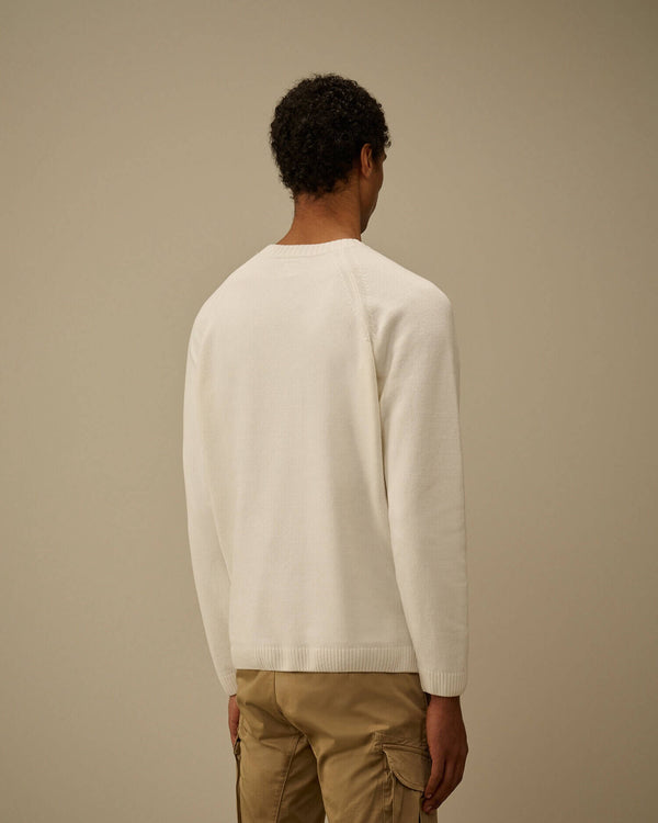 Chenille Crewneck Lens Sweater Midnight