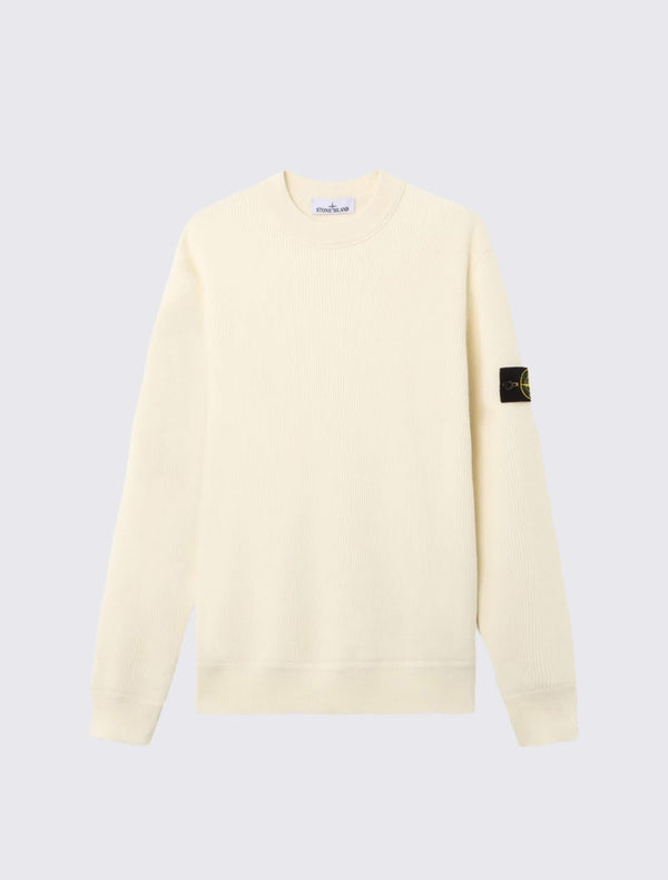 5100154 Crewneck Jumper in Ribbed Soft Cotton