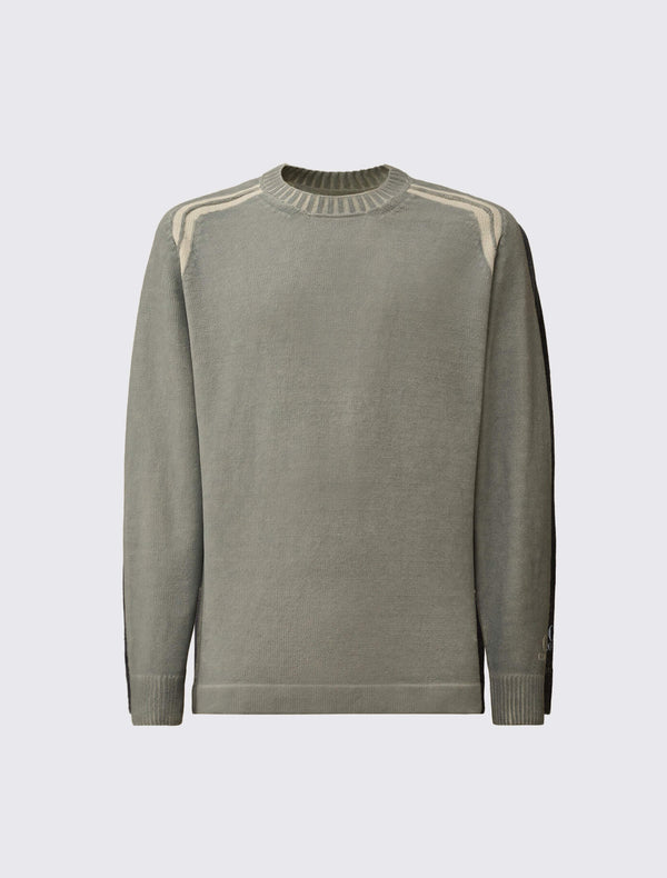 Chenille Double Dyed Crewneck Sweater
