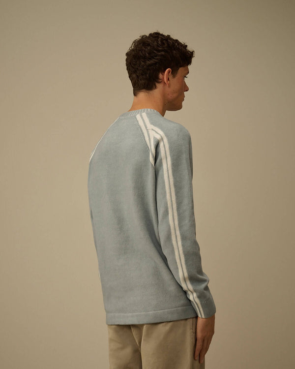 Chenille Double Dyed Crewneck Sweater