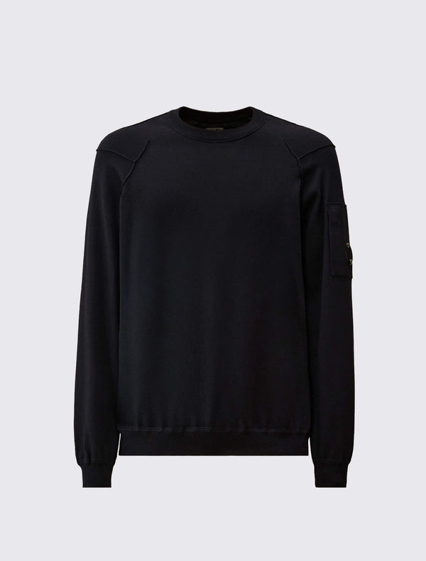 Sea Island Crewneck Lens Knit