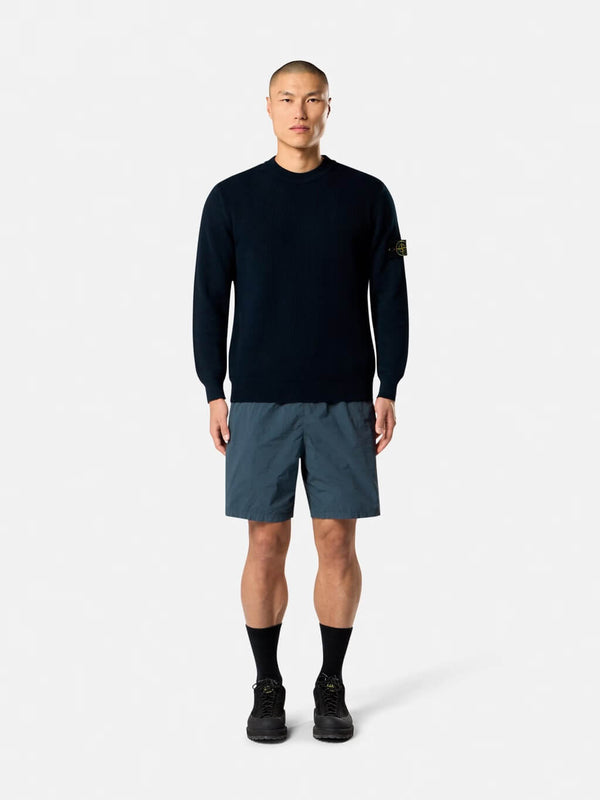 5100154 Crewneck Jumper in Ribbed Soft Cotton