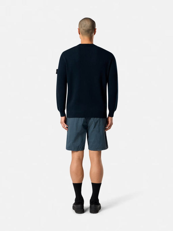 5100154 Crewneck Jumper in Ribbed Soft Cotton