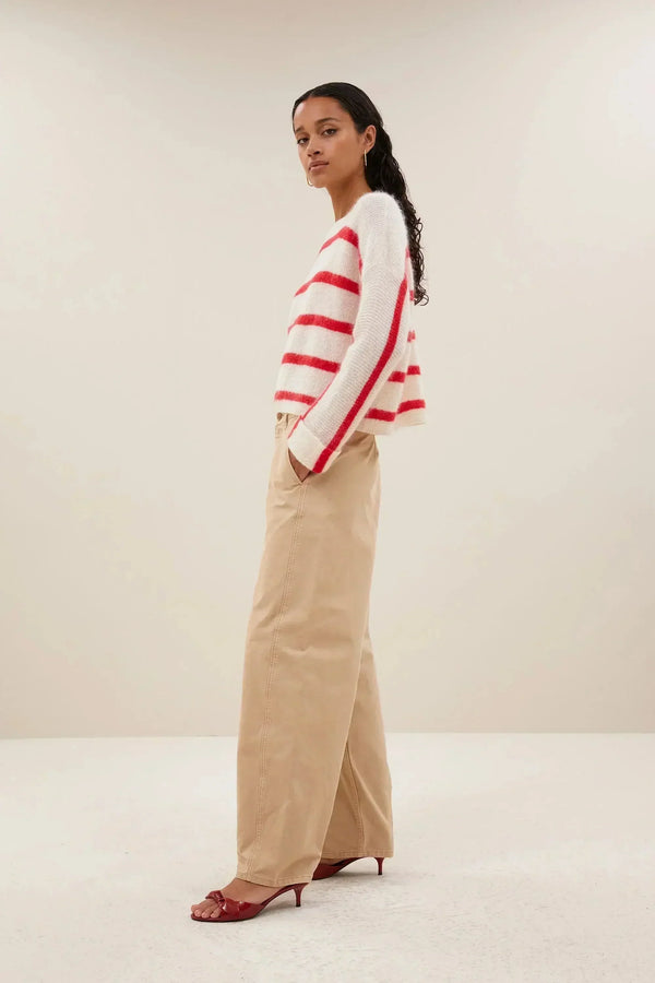 Vide Stripe Pullover