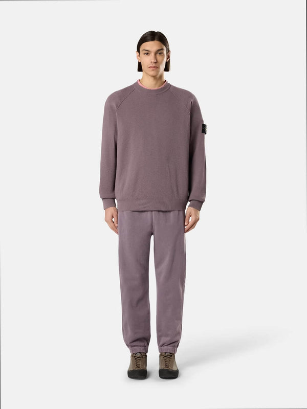5100020 Crewneck Jumper in Light Raw Hand Cotton