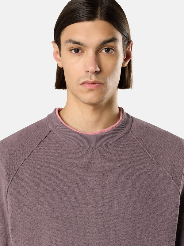 5100020 Crewneck Jumper in Light Raw Hand Cotton