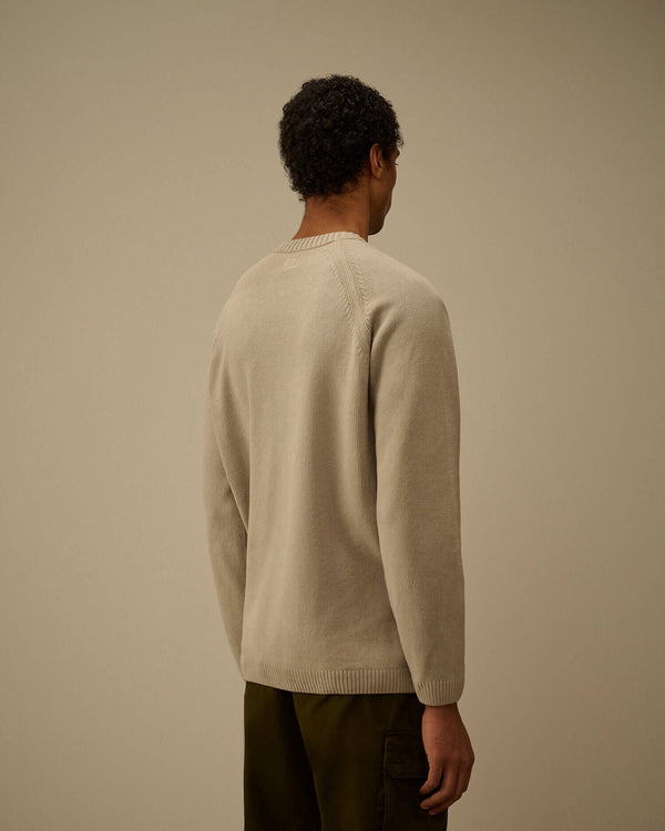 Chenille Crewneck Lens Sweater