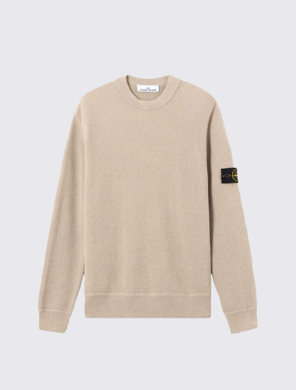 5100154 Crewneck Jumper in Ribbed Soft Cotton