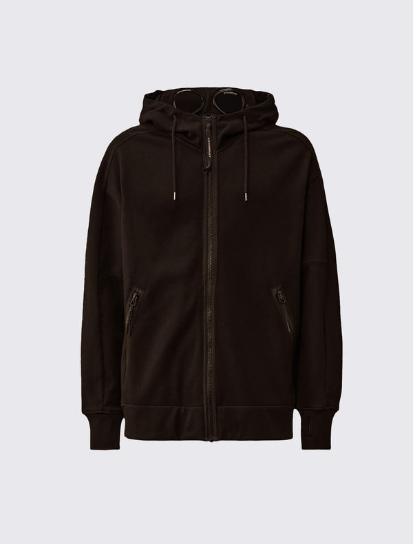 Diagonal Raised Fleece Goggle Sweatshirt