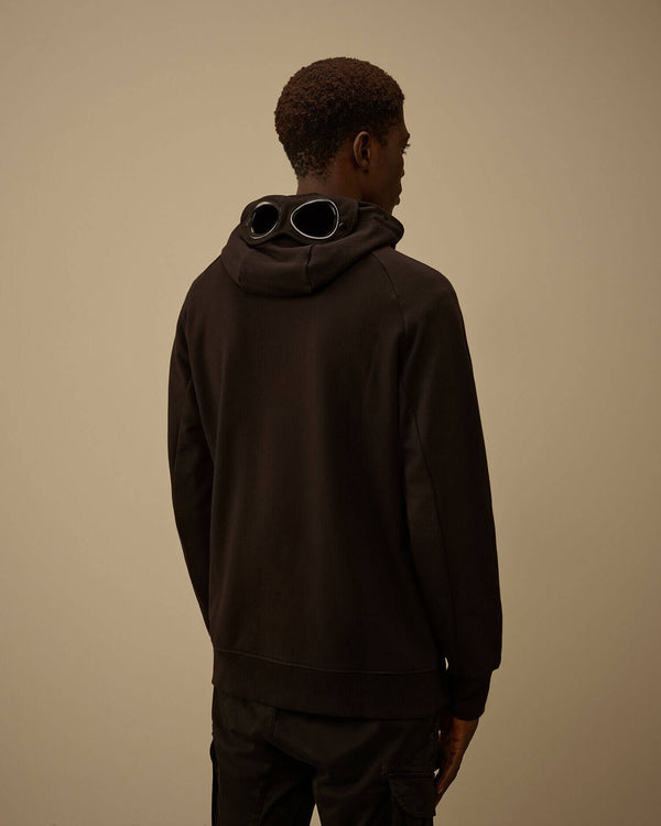 Diagonal Raised Fleece Goggle Sweatshirt