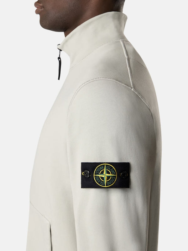 6100063 Track Jacket in Cotton Fleece