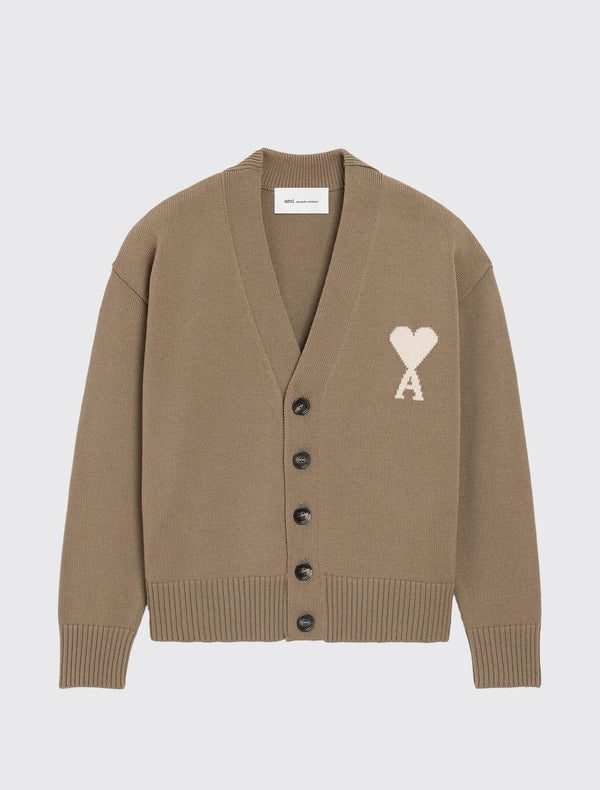 Cardigan in Felted Merino Wool Knit