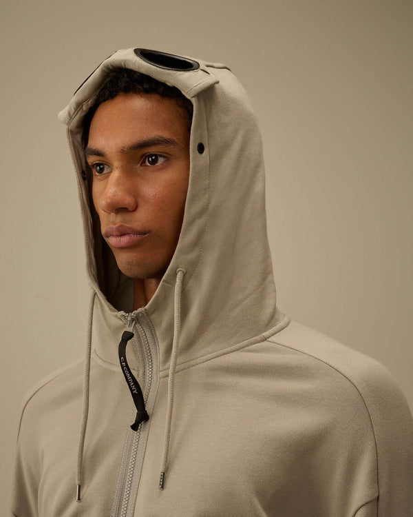 Diagonal Raised Fleece Goggle Sweatshirt