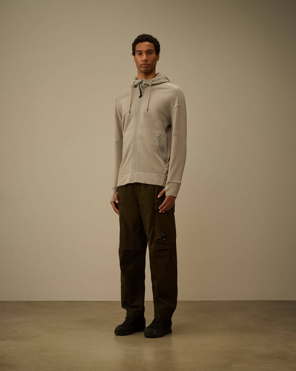 Diagonal Raised Fleece Goggle Sweatshirt